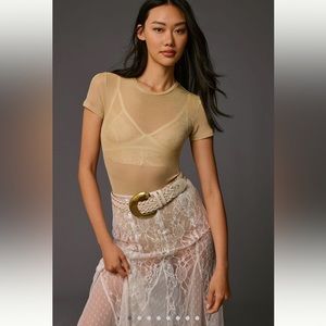 SECOND SKIN BY RD STYLE ROSSIE SHORT SLEEVE BODYSUIT
